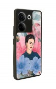 Camon 20 4G Flowers Frida Kahlo Tasarımlı Glossy Telefon Kılıfı