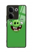 Camon 20 4G Green Angry Birds Tasarımlı Glossy Telefon Kılıfı