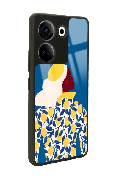 Camon 20 4G Lemon Woman Tasarımlı Glossy Telefon Kılıfı