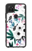 Casper E30 Beyaz Çiçek Tasarımlı Glossy Telefon Kılıfı