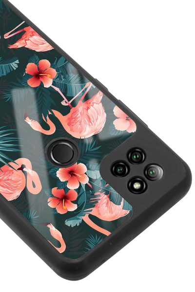 Casper E30 Flamingo Leaf Tasarımlı Glossy Telefon Kılıfı