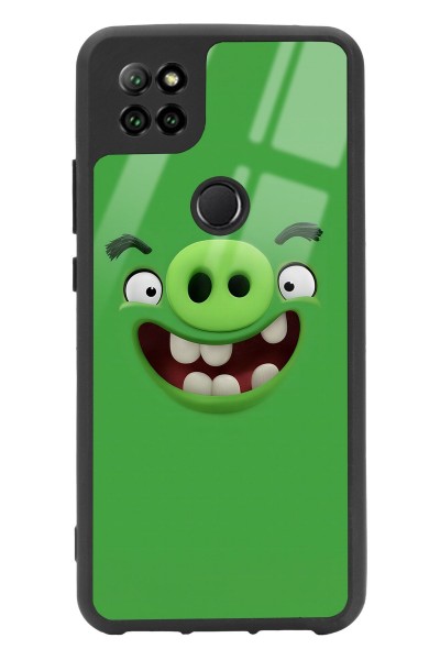 Casper E30 Green Angry Birds Tasarımlı Glossy Telefon Kılıfı