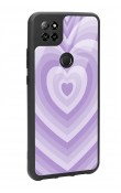 Casper E30 Lila Kalp Tasarımlı Glossy Telefon Kılıfı