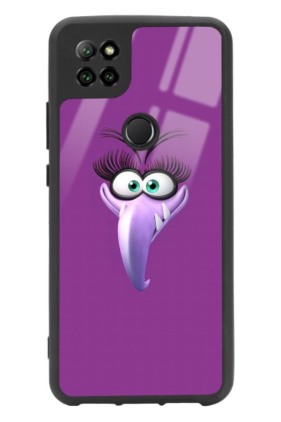 Casper E30 Purple Angry Birds Tasarımlı Glossy Telefon Kılıfı