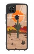 Casper E30 Retro Kaktüs Güneş Tasarımlı Glossy Telefon Kılıfı