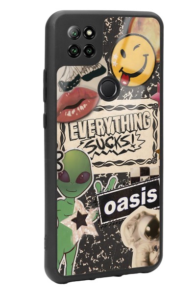 Casper E30 Retro Sticker Tasarımlı Glossy Telefon Kılıfı