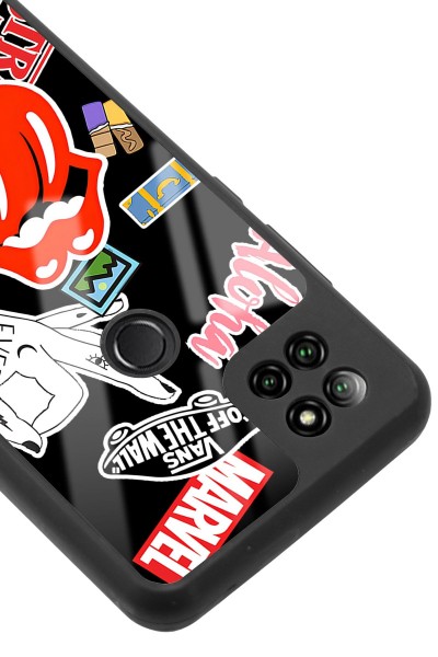 Casper E30 Sticker Tasarımlı Glossy Telefon Kılıfı