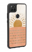 Casper E30 Suluboya Güneş Tasarımlı Glossy Telefon Kılıfı