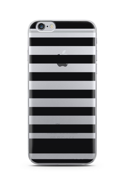 Çizgi Tasarımlı Süper Şeffaf Silikon Telefon Kılıfı Iphone 6 Plus