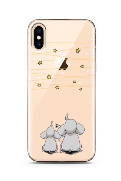 Filler Tasarımlı Süper Şeffaf Silikon Iphone Xs Max Telefon Kılıfı