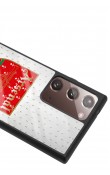 Galaxy Note 20 Ultra Uyumlu Retro Arsenal Tasarımlı Glossy Telefon Kılıfı