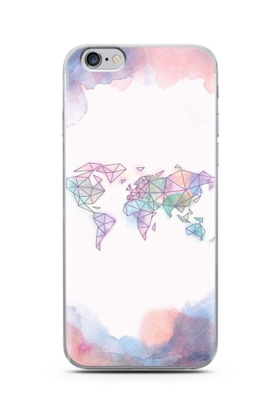 Gökkuşahı Harita Tasarım Süper Şeffaf Silikon Telefon Kılıfı Iphone 6s Plus