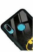 Huawei Y7 (2019) Yellow Batman Tasarımlı Glossy Telefon Kılıfı