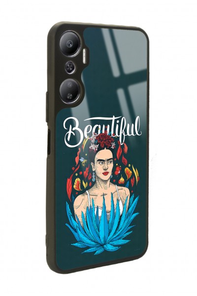 İnfinix Hot 20 Beautiful Frida Kahlo Tasarımlı Glossy Telefon Kılıfı
