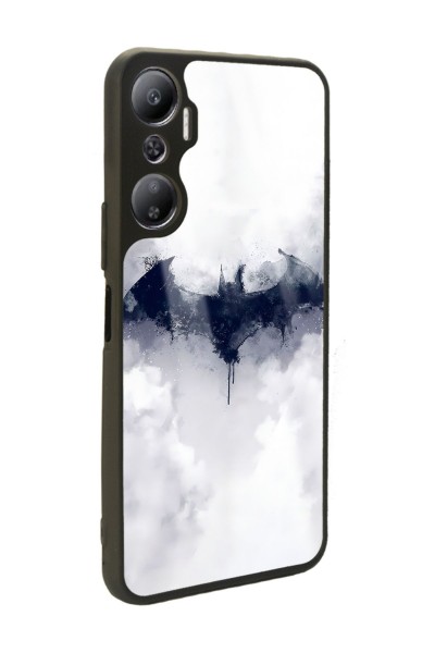 İnfinix Hot 20 Beyaz Batman Tasarımlı Glossy Telefon Kılıfı