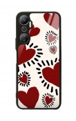 İnfinix Hot 20 Brush Heart Tasarımlı Glossy Telefon Kılıfı