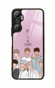 İnfinix Hot 20 BTS K-Pop Tasarımlı Glossy Telefon Kılıfı