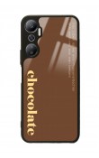 İnfinix Hot 20 Choclate Tasarımlı Glossy Telefon Kılıfı