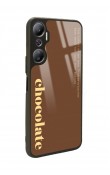 İnfinix Hot 20 Choclate Tasarımlı Glossy Telefon Kılıfı