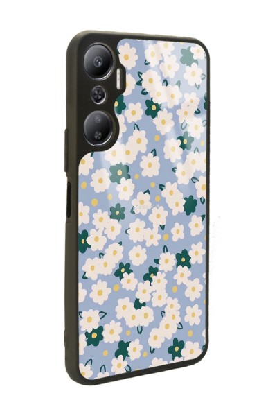 İnfinix Hot 20 Daisy Pattern Tasarımlı Glossy Telefon Kılıfı