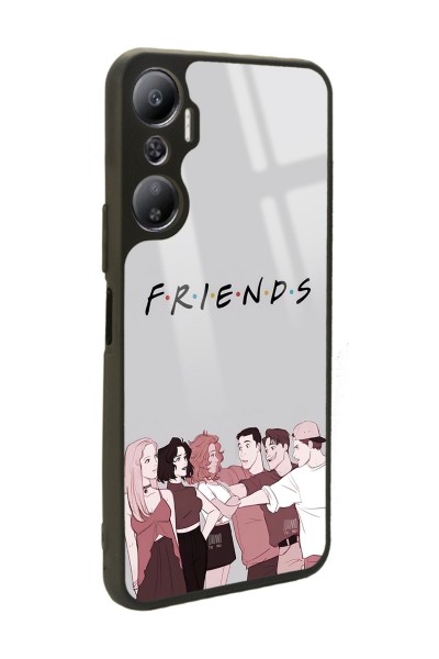 İnfinix Hot 20 Doodle Friends Tasarımlı Glossy Telefon Kılıfı