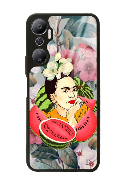 İnfinix Hot 20 Frida Kahlo Tasarımlı Glossy Telefon Kılıfı
