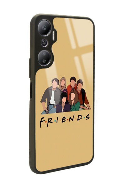 İnfinix Hot 20 Friends Tasarımlı Glossy Telefon Kılıfı
