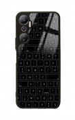 İnfinix Hot 20 Keyboard Tasarımlı Glossy Telefon Kılıfı