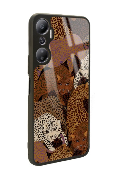 İnfinix Hot 20 Leoparlar Tasarımlı Glossy Telefon Kılıfı