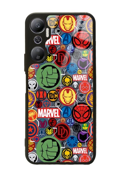 İnfinix Hot 20 Marvel Face Tasarımlı Glossy Telefon Kılıfı