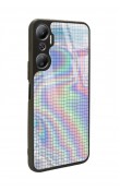 İnfinix Hot 20 Neon Dama Tasarımlı Glossy Telefon Kılıfı