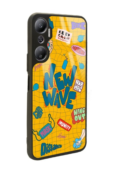 İnfinix Hot 20 New Wave Tasarımlı Glossy Telefon Kılıfı