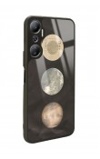 İnfinix Hot 20 Night Moon Tasarımlı Glossy Telefon Kılıfı
