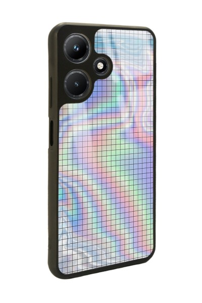 İnfinix Hot 30i Neon Dama Tasarımlı Glossy Telefon Kılıfı