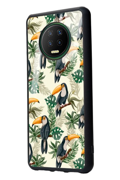 Infinix Note 7 Tukan Kuşu Tasarımlı Glossy Telefon Kılıfı