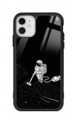 iPhone 11 Astronot Tatiana Tasarımlı Glossy Telefon Kılıfı