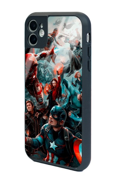 iPhone 11 Avengers Ultron Tasarımlı Glossy Telefon Kılıfı