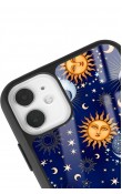 iPhone 11 Ay Güneş Pijama Tasarımlı Glossy Telefon Kılıfı