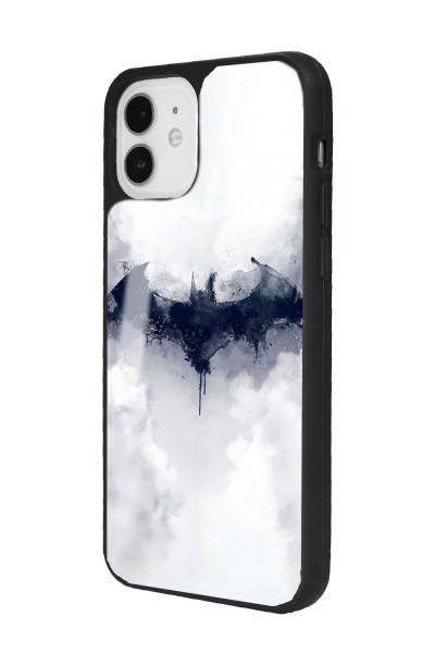 iPhone 11 Beyaz Batman Tasarımlı Glossy Telefon Kılıfı