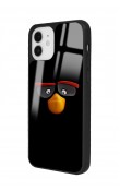 iPhone 11 Black Angry Birds Tasarımlı Glossy Telefon Kılıfı