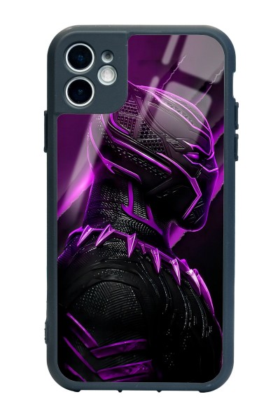 iPhone 11 Black Panter Tasarımlı Glossy Telefon Kılıfı