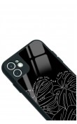 iPhone 11 Dark Leaf Tasarımlı Glossy Telefon Kılıfı