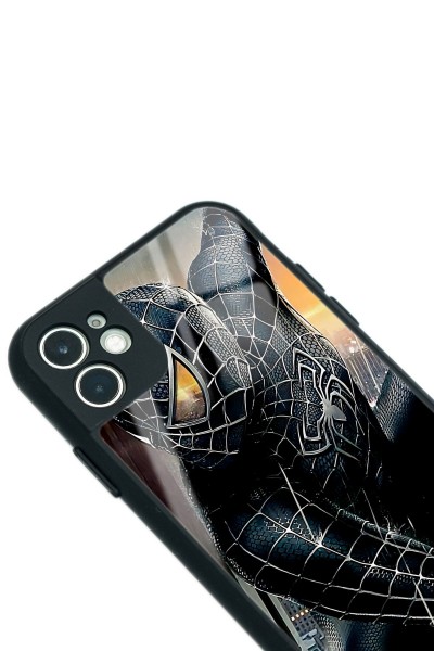 iPhone 11 Dark Spider Tasarımlı Glossy Telefon Kılıfı