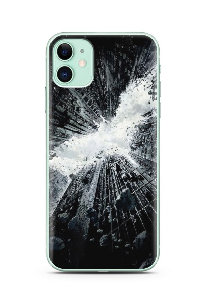 Iphone 11 Gökdelen Tasarım Süper Şeffaf Silikon Telefon Kılıfı