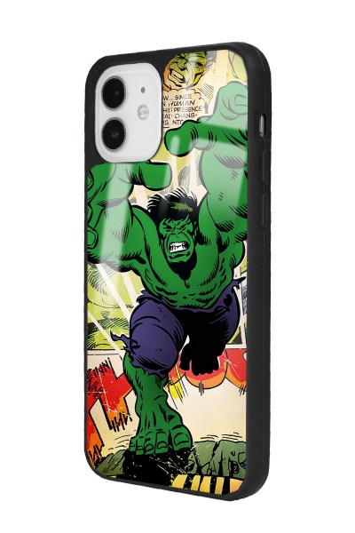 iPhone 11 Hulk Tasarımlı Glossy Telefon Kılıfı