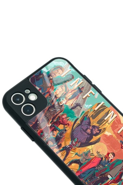 iPhone 11 Infinity War Tasarımlı Glossy Telefon Kılıfı