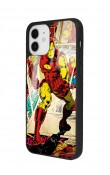 iPhone 11 Iron Man Demir Adam Tasarımlı Glossy Telefon Kılıfı