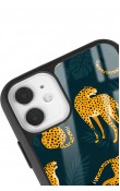 iPhone 11 Leaf Leopar Tasarımlı Glossy Telefon Kılıfı