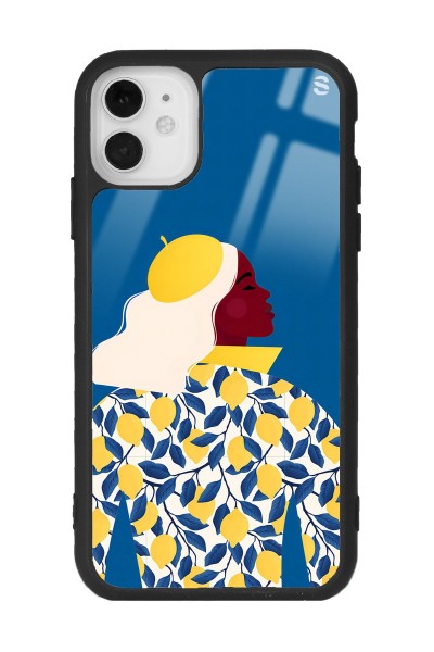 iPhone 11 Lemon Woman Tasarımlı Glossy Telefon Kılıfı