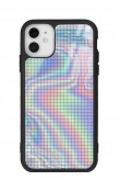 iPhone 11 Neon Dama Tasarımlı Glossy Telefon Kılıfı